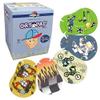 Ortopad Bamboo Boys Eye Patches, 50/Box (Regular Size, 4+ yrs) Racing Flames Pack view 2
