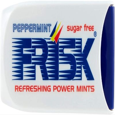 Frisk peppermint blue pastilles 12x | Total weight 70 gr