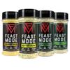 Full Body 4 Pack Blends - Feast Mode Flavors - Low Sodium, No MSG, Gluten Free, All Natural, Meal Prep Seasoning view 1