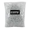 COTU 1 LB Premium Diamond White Iridescent Fancy Blended Shred Gift Basket Shred Crinkle Paper Filler Bedding (16 oz) view 2