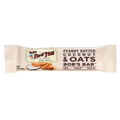 Bob's Red Mill 12pk Peanut Butter Coconut & Oats Bar, 12 bars (Pack of 1) - Non GMO, Gluten Free, Kosher