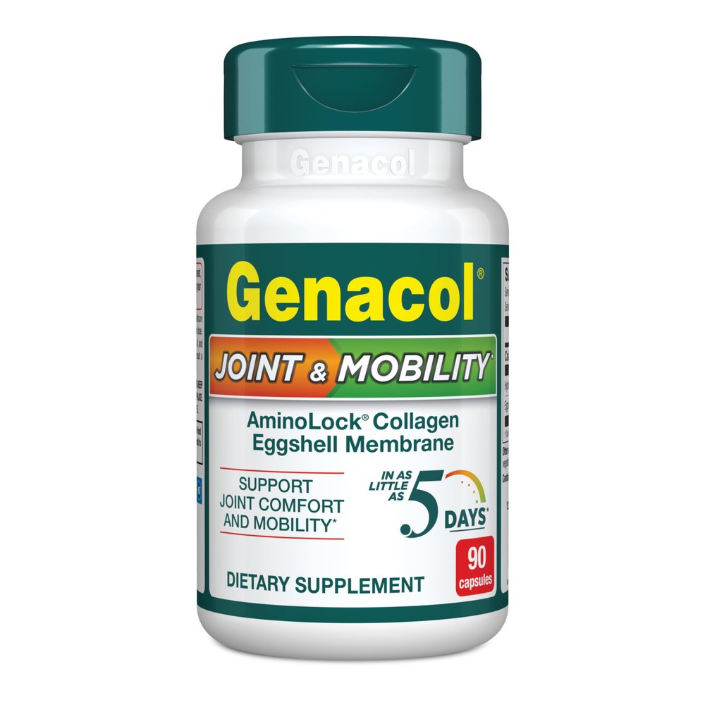 Genacol Joint & Mobility  Eggshell Membrane and Ultra-Hydrolyzed Collagen Peptides, Support Joint Comfort & Mobility, Results in as Little as 5 Days, 90 Capsules (30-Day Supply)