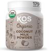 KOS Organic Coconut Milk Powder, USDA Certified Organic - 0g Sugar, MCT Plant Based Creamer for Coffee, Smoothies, Vegan, Keto, Paleo Friendly, Non-GMO, Gluten or Dairy- 12.6oz, 179 Servings view 1