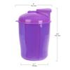 EZY DOSE Vitamin Organizer, 6 Large Compartments, 30-Day Vitamin and Medicine Storage, Keep Vitamins & Meds in Check, Easy to Use, Color May Vary, BPA Free. view 2