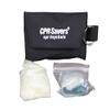 CPR Savers & First Aid Supply CPR Face Shield Mask Keychain Kit with Gloves for CPR Training and Rescue (20, Blue) view 3