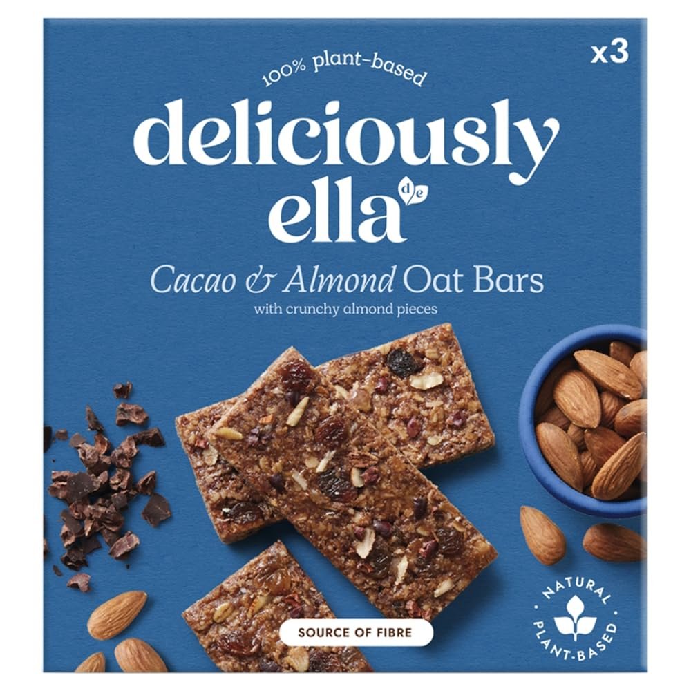 DELICIOUSLY ELLA Cacao & Almond Oat Bars, 50 GR