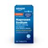 Amazon Basic Care Back and Muscle Pain, 220 mg Naproxen Sodium Tablets, 12-Hour Pain Relief, Headache, Arthritis, Menstrual Cramps, Fever Reducer, 90 Count view 1