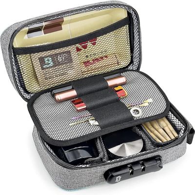 OZCHIN Smell Proof Bag with Combination Lock File Organizer Case Container Medicine Odorless Storage Lock Box Great Gift for Friend