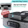 OZCHIN Smell Proof Bag with Combination Lock File Organizer Case Container Medicine Odorless Storage Lock Box Great Gift for Friend view 3