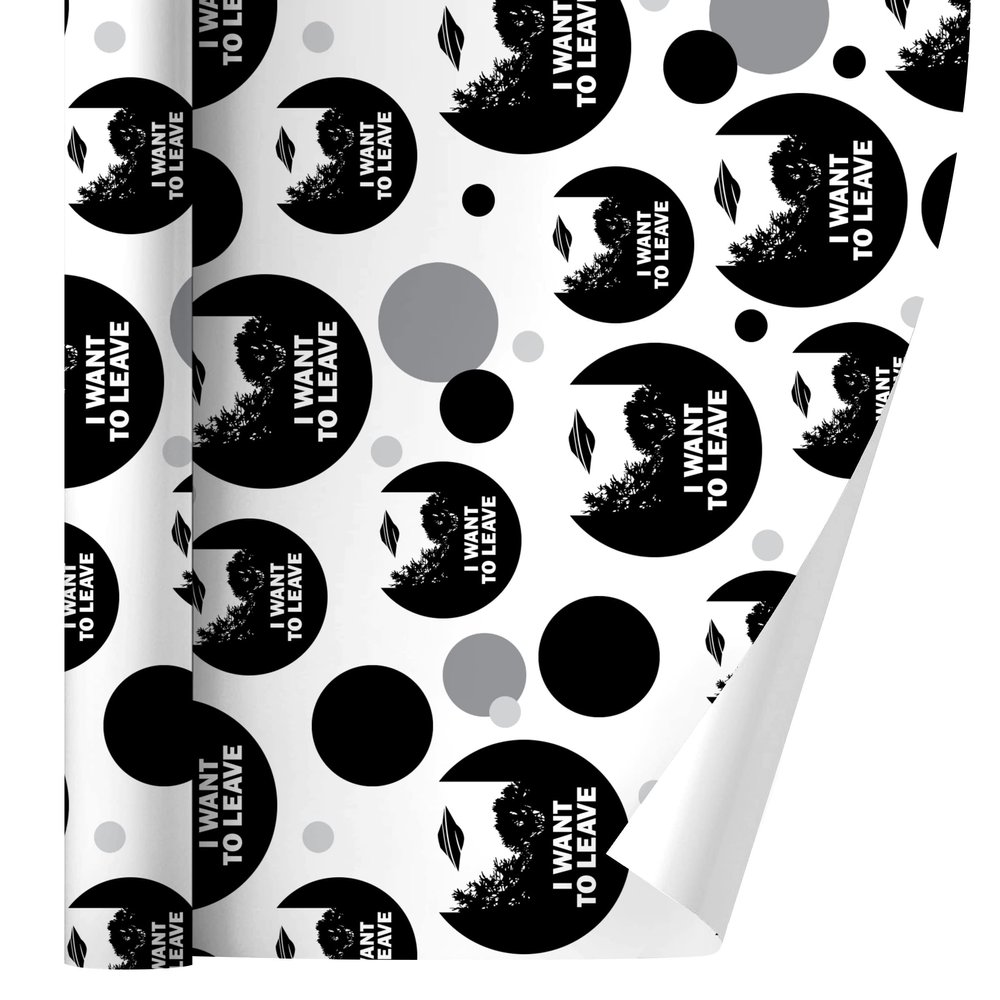 GRAPHICS & MORE I Want to Leave UFO Believe Funny Humor Gift Wrap Wrapping Paper Roll