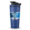 Ice Shaker Insulated Stainless Steel Shaker Bottle | 26oz, Navy | Cold for 30+ Hours | Insulated Cup with Twist-on Agitator | Odor-Free Bottle for Protein Shakes, Water, Smoothies, Cocktails view 1
