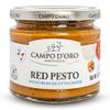 CAMPO D'ORO - Red Pesto Sauce 6.35 oz, Italian Tomato Sauce with Fresh Ricotta Cheese view 1