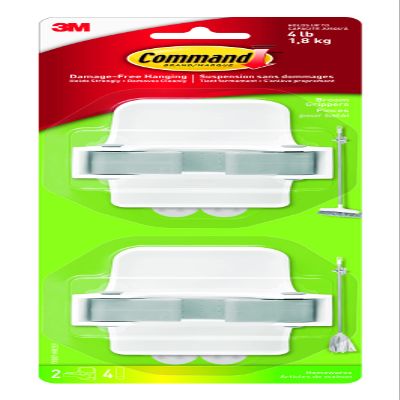 2 Pack Adhesive Broom Gripper Clips