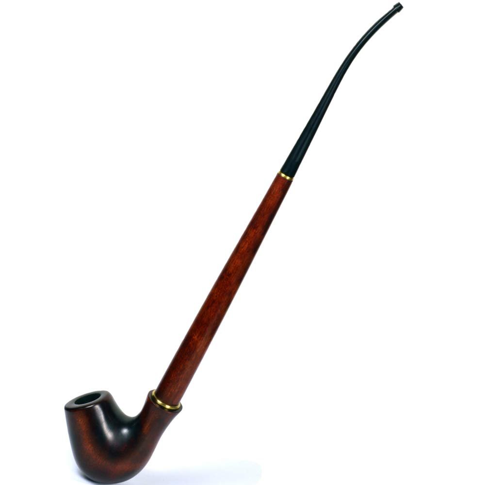13.2" Pipe Churchwarden | Pipes - (33cm) Handmade Wooden Pipe Souvenir, Present, Gift for a man