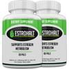 Estrohalt 2 Pack 120 Pills- Best Estrogen Blocker DIM Supplement (Diindolylmethane) and Indole-3-Carbinol (I3C) for Women & Men | Natural Aromatase Inhibitor Vitamin to Help PCOS, Menopause, and PMS view 1