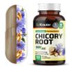 BIO KRAUTER Chicory Root for Gut & Digestive Support - Pure Vegan Prebiotics & Fiber Supplement in Capsules 1200 mg per Serving 100 Count - No Fillers, Non-GMO - 25 Days of Supply view 1