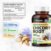 BIO KRAUTER Chicory Root for Gut & Digestive Support - Pure Vegan Prebiotics & Fiber Supplement in Capsules 1200 mg per Serving 100 Count - No Fillers, Non-GMO - 25 Days of Supply view 3
