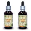 Cramp Bark (Viburnum Opulus) Tincture, Dried Bark Liquid Extract (Brand name: HerbalTerra, Proudly made in USA) 2x2 fl.oz (2x60 ml) view 1