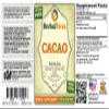 Cacao (Theobroma Cacao) Tincture, Organic Raw Beans Liquid Extract (Brand Name: HerbalTerra, Proudly Made in USA) 20x4 fl.oz (20x120 ml) view 2