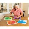 Liquid Sensory Tile Mat, 12", Blue view 3