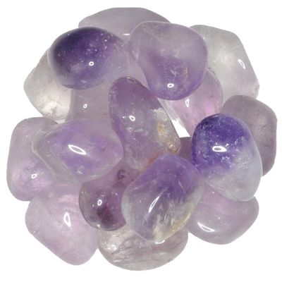 Hypnotic Gems Materials: 5 lbs Amethyst Tumbled Stones - Grade 2 - Large - 1.25" to 1.75" Avg. - Bulk Natural Rocks Polished Gemstone Supplies for Wicca, Reiki, Energy Crystal Healing