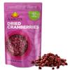 Amrita Dried Cranberries 1 lb | Sweetened with Apple Juice, Unsulfured, Gluten Free, non-GMO, No Preservatives | Packed Fresh in Resealable Bags | Fruit Snacks, Salads, Baking view 1