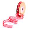 Mayam Valentine's Day Ribbons Heart Ribbons Craft Ribbons for ValentineWedding Craft, 2 Rolls (red) view 2