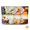 Sunny Fruit Organic Dried Fruit Assortment - Dates, Figs & Apricots Variety, 3 Bags (15 Individual Portion Packs) | No Preservatives, No Sugar Added | ORGANIC, NON-GMO, VEGAN, HALAL, KOSHER view 1