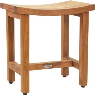 18" Sumba Teak Shower Bench with Elevated Height