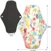 Reusable Menstrual Pads (7 in 1, 10in*7in), PHOGARY Bamboo Cloth Pad for Heavy Flow with Wet Bag, Large Sanitary Pads Set with Wings for Women, Washable Overnight Cloth Panty Liners Period Pad view 3
