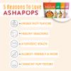 AshaPops Variety Pack Popped Water Lily Seeds - Gluten Free | Vegan | Paleo | Kosher OU| Soy Free | 1 oz | (Pack of 4 Bags) view 3