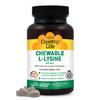 Country Life Chewable L-Lysine Supplement with Vitamin D and Elderberry, Immune Support and Collagen Renewal for Skin Tissue, Ideal for Adults view 1