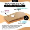 1 x Heel Raise, Heel Lift Elevator, Heel Pad, Orthotic Wedge, Many Widths and Heights, Leather Cover, Kaps Topmed Plus, Supplied to NHS, 1 Piece (Height 5 mm / 0.2 inch - Size S) view 2