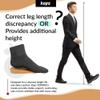1 x Heel Raise, Heel Lift Elevator, Heel Pad, Orthotic Wedge, Many Widths and Heights, Leather Cover, Kaps Topmed Plus, Supplied to NHS, 1 Piece (Height 5 mm / 0.2 inch - Size S) view 3