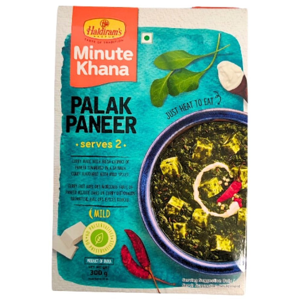 Haldiram's Palak Paneer - Minute Khana (Ready-to-Eat) 300 gm