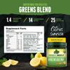 Organic Muscle Super Greens Powder Organic Superfood Powder with Probiotics, Spirulina, Chlorella, and Matcha| Non-GMO, 30 Servings view 4