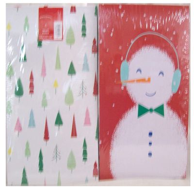 12 Tree/Snowman Christmas Theme Gift Shirt Boxes 14.75"