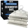4 Pack Moisture Absorber Hanging Bags, Boat Dehumidifier with Charcoal, Unscented, Removes Dampness and Musty Odors, Ideal for Basement, Closet, Home, Car, RV, and Boating view 1