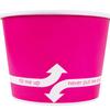 Karat [12oz - 1000 ct] Paper Ice Cream Cups & Soup Bowls for Hot/ Cold Food - Ideal for Soup, Ice Cream, Gelato, Yogurt and Snacks - Pink view 4