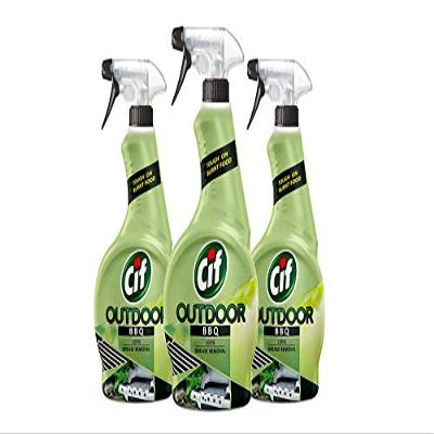 Cif Outdoor BBQ Spray General Cleaners 450Ml, Pack of 6