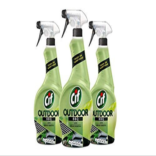 Cif Outdoor BBQ Spray General Cleaners 450Ml, Pack of 6
