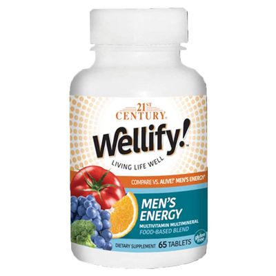 21st Century Wellify Men's Energy - 65 ct, Pack of 4