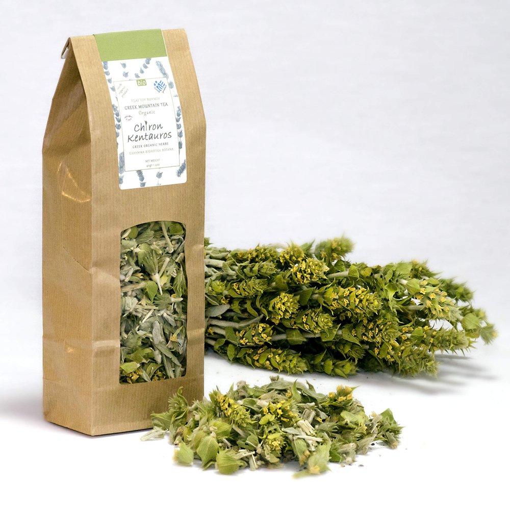 Greek Organic Bio Herb Mountain Handpicked - Ironwort Tea Flowers From Mountain Pelion 40 Gr / 1.41 Ounces