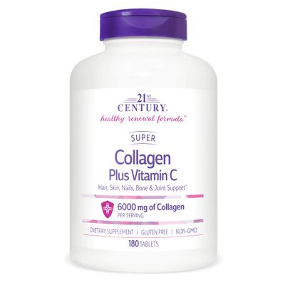 21st Century Super Collagen Plus C - 180 ct, Pack of 3