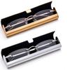 2 Pack Compact Reading Glasses in Tube Slim Rimless Reader in Aluminum Case view 3