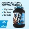 BPI Sports ISO HD Isolate Protein Powder  100% Whey Isolate, Protein Powder for Muscle Gain - Chocolate Brownie - 1.6 Lb - 23 Servings view 3