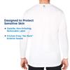 Eczema & Psoriasis Clothing Relief Treatment Shirt for Moderate to Severe Sensitive Dry Skin for Men (Size M)  Also Used as a Wet Wrapping Therapy White view 3