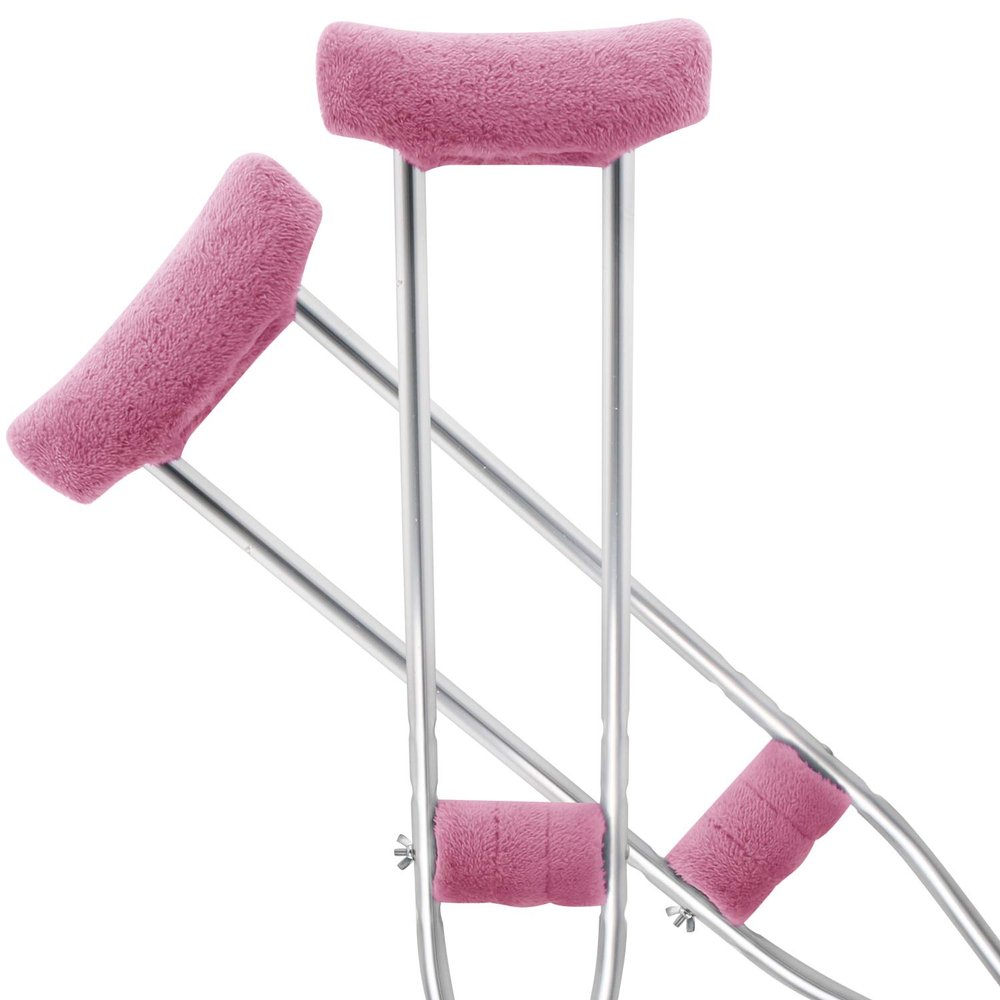 TOMMHANES AMISGUOER Crutch Pads Underarm Crutches Pads Crutch Hand Grip Covers Crutch Pads Washable OneSize (2 Armpit, 2 Hand Cushion) (CP13C)