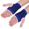 1Pair Wrist Brace, Elastic Wristband Wrist Palm Brace Carpal Tunnel Hand Compression Support Wrap Basketball Football Sports Gym Protector (Blue) Elastic Palm Support view 1