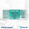 GUAI-AID 600 600mg Ultra-Pure Guaifenesin Veg. Capsules (Includes 100 Size Bottle) for Adult Strength All-Day Mucus Relief view 2